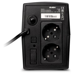 Источник бесперебойного питания Sven PRO 800, 2 розетки, 800ВA, 480Вт, черный - фото 3