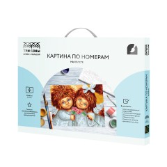 Картина по номерам на холсте ТРИ СОВЫ "Ангелочки", 30*40, с акриловыми красками и кистями Картина по номерам на холсте ТРИ СОВЫ "Ангелочки", 30*40, с акриловыми красками и кистями - фото 2