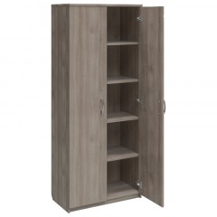 Шкаф для документов закрытый МФ Виско Стиль/Дуб шамони темный, 820*430*2030 Шкаф для документов закрытый МФ Виско Стиль/Дуб шамони темный, 820*430*2030 - фото 2
