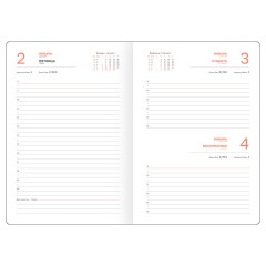 Ежедневник датированный 2026г., А5, 176л., твердый переплет, кожзам, BG "Contrast. Espresso", эспрессо, цветной срез, на резинке - фото 7