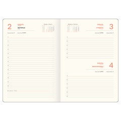 Ежедневник датированный 2026г., А5, 176л., твердый переплет, кожзам Soft touch, BG "Magnet. Vanilla", ванильный, магнитный клапан - фото 7