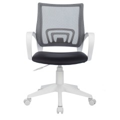 Кресло оператора Helmi HL-M95 R (W695) "Airy", спинка сетка серая/сиденье ткань TW серая, пиастра, пластик белый Кресло оператора Helmi HL-M95 R (W695) "Airy", спинка сетка серая/сиденье ткань TW серая, пиастра, пластик белый - фото 2