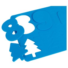 Набор для купания ТРИ СОВЫ "Аква Математика", EVA, 5 плашек, 57 элементов - фото 5