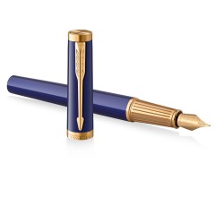 Ручка перьевая Parker "Ingenuity Blue GT" 0,8мм, подарочная упаковка Ручка перьевая Parker "Ingenuity Blue GT" 0,8мм, подарочная упаковка - фото 2