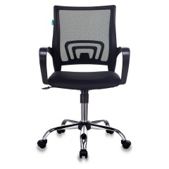 Кресло оператора Бюрократ CH-695NSL, спинка сетка черная TW-01, сиденье ткань черная TW-11, механизм качания (до 150кг) - фото 2