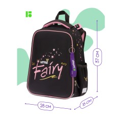Ранец Berlingo Expert "Little fairy" 37*28*16см, 2 отделения, 2 кармана, анатомическая спинка - фото 3