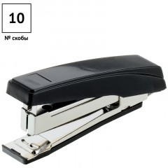 Степлер №10 OfficeSpace до 10л., пластиковый корпус, черный Степлер №10 OfficeSpace до 10л., пластиковый корпус, черный - фото 2