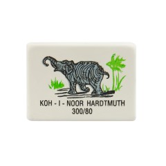Ластик Koh-I-Noor "Elephant" 300/80, прямоугольный, натуральный каучук, 26*18,5*8мм, цветной Ластик Koh-I-Noor "Elephant" 300/80, прямоугольный, натуральный каучук, 26*18,5*8мм, цветной - фото 2