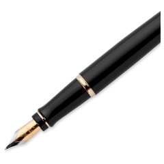 Ручка перьевая Waterman "Expert Black Lacquer GT" синяя, 0,8мм, подарочная упаковка Ручка перьевая Waterman "Expert Black Lacquer GT" синяя, 0,8мм, подарочная упаковка - фото 5