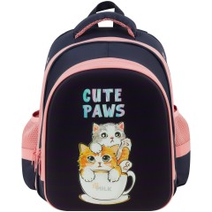 Ранец ArtSpace School Friend Light "Cute Paws" 35*29*12см, 2 отделения, 2 кармана, анатомическая спинка Ранец ArtSpace School Friend Light "Cute Paws" 35*29*12см, 2 отделения, 2 кармана, анатомическая спинка - фото 2