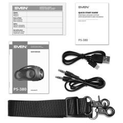 Колонка портативная Sven PS-380, 40W, Bluetooth, FM, USB, защита от воды, подсветка, черный Колонка портативная Sven PS-380, 40W, Bluetooth, FM, USB, защита от воды, подсветка, черный - фото 9
