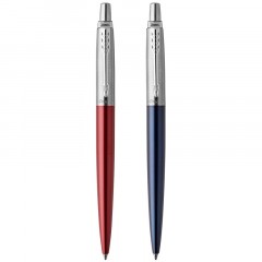 Набор Parker "Jotter London": шар. ручка Red + гел. ручка Blue, 1,0мм, кнопочн., блистер Набор Parker "Jotter London": шар. ручка Red + гел. ручка Blue, 1,0мм, кнопочн., блистер - фото 2