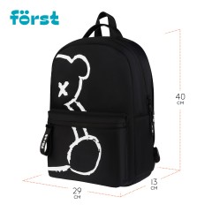 Рюкзак F?rst F-Spirit "Hype Beast" 40*29*13см, 1 отделение, 3 кармана, уплотненная спинка - фото 6