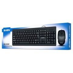 Комплект клавиатура + мышь Sven KB-S320C, USB, черный Комплект клавиатура + мышь Sven KB-S320C, USB, черный - фото 8
