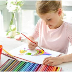 Карандаши цветные Faber-Castell "Grip", 36цв., трехгран., заточен., метал. упак. Карандаши цветные Faber-Castell "Grip", 36цв., трехгран., заточен., метал. упак. - фото 8