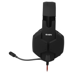 Наушники с микрофоном Sven AP-G988MV (с регулятором громкости), 2,2м, красный, черный - фото 4