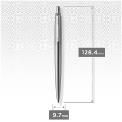 Набор Parker "Jotter London": шар. ручка Blue + гел. ручка Stainless Steel, 1,0мм, кнопочн., блистер Набор Parker "Jotter London": шар. ручка Blue + гел. ручка Stainless Steel, 1,0мм, кнопочн., блистер - фото 6