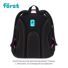 Ранец F?rst F-Base "Plush Dream" 36*29*17см, 3 отделения, 2 кармана, анатомическая спинка Ранец F?rst F-Base "Plush Dream" 36*29*17см, 3 отделения, 2 кармана, анатомическая спинка - фото 3