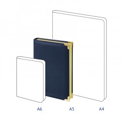 Ежедневник недатированный, А5, 160л., кожа, Delucci, фактурная кожа, золот. срез, черный - фото 7