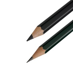 Набор карандашей ч/г Faber-Castell "Pitt Graphite Matt" и "Castell 9000", 20 предметов, заточен., метал. кор. - фото 9