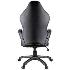 Кресло игровое Helmi HL-S02 "Virage", экокожа/ткань черная - фото 4