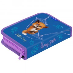 Пенал 1 отделение, 200*140*40 Berlingo "Little foxy", 2 откидные секции, полиэстер Пенал 1 отделение, 200*140*40 Berlingo "Little foxy", 2 откидные секции, полиэстер - фото 2