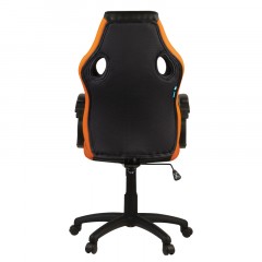 Кресло игровое Helmi HL-S07 "Boost", экокожа/ткань черная/оранжевая Кресло игровое Helmi HL-S07 "Boost", экокожа/ткань черная/оранжевая - фото 3