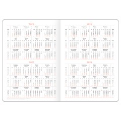Ежедневник датированный 2026г., А4, 176л., твердый переплет, кожзам, BG "Орел", синий - фото 2