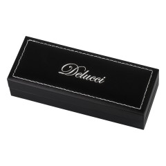 Ручка шариковая Delucci "Intrigo" синяя, 1,0мм, корпус серебро/черный, поворотн., подарочная упаковка Ручка шариковая Delucci "Intrigo" синяя, 1,0мм, корпус серебро/черный, поворотн., подарочная упаковка - фото 8