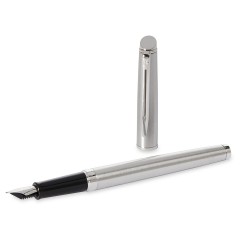 Ручка перьевая Waterman "Hemisphere Stainless Steel PT" синяя, 0,8мм, подарочная упаковка Ручка перьевая Waterman "Hemisphere Stainless Steel PT" синяя, 0,8мм, подарочная упаковка - фото 3