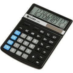 Калькулятор настольный Eleven TLT-2348, 12 разрядов, двойное питание, с регулируемым углом наклона дисплея, 140*197*26мм Калькулятор настольный Eleven TLT-2348, 12 разрядов, двойное питание, с регулируемым углом наклона дисплея, 140*197*26мм - фото 2