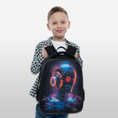 Ранец Berlingo Expert Mini "Cyberpunk" 36*27*14см, 2 отделения, 2 кармана, анатомическая спинка - фото 9