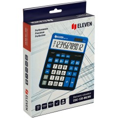 Калькулятор настольный Eleven CDC-120-BK/NV, 12 разрядов, двойное питание, 155*206*38мм, черный/темно-синий Калькулятор настольный Eleven CDC-120-BK/NV, 12 разрядов, двойное питание, 155*206*38мм, черный/темно-синий - фото 6