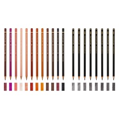 Набор художественных изделий Faber-Castell "Polychromos & Pitt Graphite Matt ", 50 предметов, студийная коробка Набор художественных изделий Faber-Castell "Polychromos & Pitt Graphite Matt ", 50 предметов, студийная коробка - фото 6