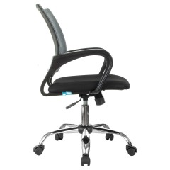 Кресло оператора Helmi HL-M95 (695) "Airy", СН, спинка сетка серая/сиденье ткань TW черная, механизм качания Кресло оператора Helmi HL-M95 (695) "Airy", СН, спинка сетка серая/сиденье ткань TW черная, механизм качания - фото 3