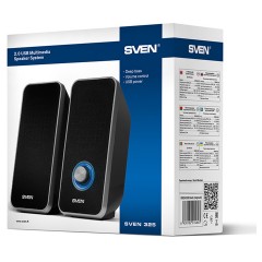Колонки Sven 325, 2*3W, питание через USB, черный Колонки Sven 325, 2*3W, питание через USB, черный - фото 4