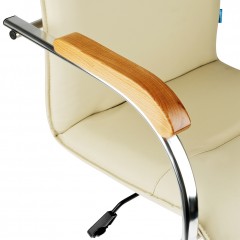 Кресло оператора Helmi HL-M23 "Самба G/Samba G", CH, экокожа, бежевый, бук, механизм качания BOX1 Кресло оператора Helmi HL-M23 "Самба G/Samba G", CH, экокожа, бежевый, бук, механизм качания BOX1 - фото 6