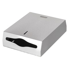 Диспенсер для полотенец листовых OfficeClean Professional (V-сл.), нержавеющая сталь - фото 5