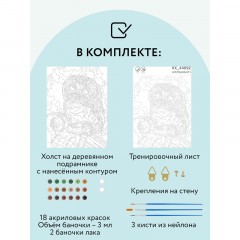 Картина по номерам на холсте ТРИ СОВЫ "Музыкант", 30*40, с акриловыми красками и кистями Картина по номерам на холсте ТРИ СОВЫ "Музыкант", 30*40, с акриловыми красками и кистями - фото 2