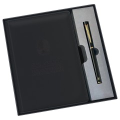 Ежедневник недатированный, А5, 136л., твердый переплет, кожзам, BG "Будь собой", черный, в подарочной коробке