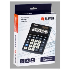 Калькулятор настольный Eleven Business Line CMB801-BK, 8 разрядов, двойное питание, 102*137*31мм, черный Калькулятор настольный Eleven Business Line CMB801-BK, 8 разрядов, двойное питание, 102*137*31мм, черный - фото 7