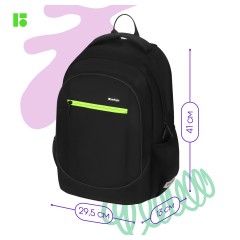 Рюкзак Berlingo U4 "City style" 41*29,5*13см, 2 отделения, 3 кармана, эргономичная спинка Рюкзак Berlingo U4 "City style" 41*29,5*13см, 2 отделения, 3 кармана, эргономичная спинка - фото 3