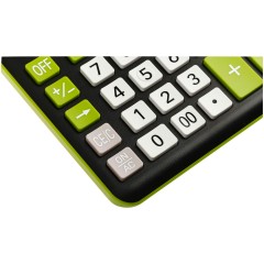 Калькулятор настольный Eleven CDC-120-BK/GN, 12 разрядов, двойное питание, 155*206*38мм, черный/салатовый Калькулятор настольный Eleven CDC-120-BK/GN, 12 разрядов, двойное питание, 155*206*38мм, черный/салатовый - фото 5
