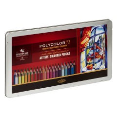 Карандаши цветные художественные KOH-I-NOOR "Polycolor", 72 цвета, 3,8 мм, металлическая коробка, 3827072001PL - фото 9