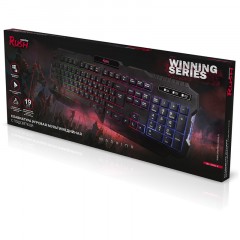 Клавиатура Smartbuy Rush Warrior 308, мультимедийная, подсветка, USB, черная - фото 2