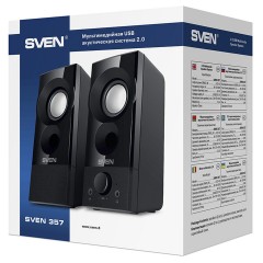 Колонки Sven 357, 2*3W, питание через USB, черный - фото 7