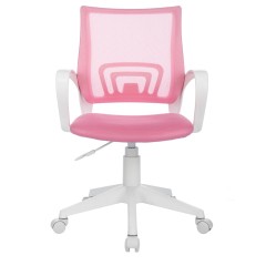 Кресло оператора Helmi HL-M95 R (W695) "Airy", спинка сетка розовая/сиденье ткань TW розовая, пиастра, пластик белый Кресло оператора Helmi HL-M95 R (W695) "Airy", спинка сетка розовая/сиденье ткань TW розовая, пиастра, пластик белый - фото 2