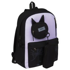 Рюкзак MESHU "Black cat", 44*30*13см, 1 отделение, 5 карманов, уплотненная спинка, в комплекте пенал 15*10см Рюкзак MESHU "Black cat", 44*30*13см, 1 отделение, 5 карманов, уплотненная спинка, в комплекте пенал 15*10см - фото 2