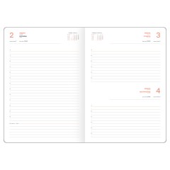 Ежедневник датированный 2026г., А4, 176л., твердый переплет, кожзам, BG "Орел", синий - фото 7