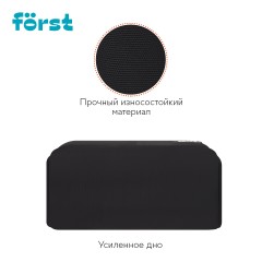 Рюкзак F?rst F-Casual "Dark Black" 42*28,5*12,5см, 1 отделение, 1 карман, уплотненная спинка - фото 3